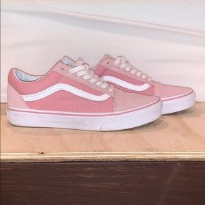 Pink Suede/ canvas Vans